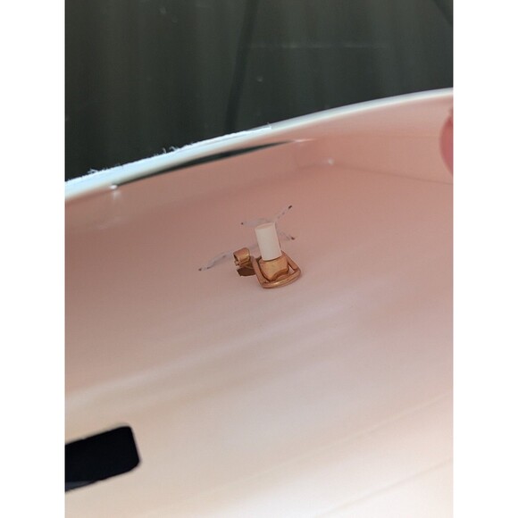 ZARA Earrings Woman NWT Maximalist Pink Enameled Flower Hawaiian 3D Hibiscus - Picture 9 of 10